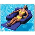 thumbnail image 1 of Swimline Ultimate Fabric Covered Pool Inflatable Floating Chair Lounger, 1 of 3