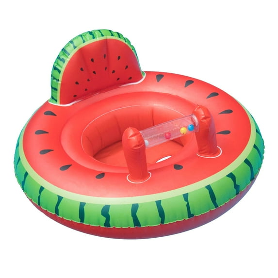 Swimline Watermelon Baby Seat Pool Inflatable Ride-On, Red, Green ...