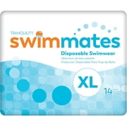 Swimmates Disposable Adult Swim Diapers, Pull-Up, Unisex, X-Large 48"-66" Waist 56 Count Case
