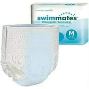 Swimmates Adult Bowel Containment Swim Brief M Moderate Absorbency Swim Pull On, 2845, 80 Ct