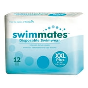 Swimmates Adult Bowel Containment Swim Brief XXL Moderate Absorbency Swim Pull On, 2848, 48 Ct