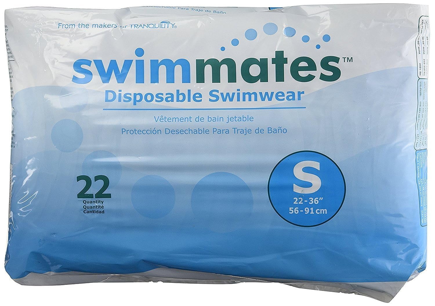 Swimmates Adult Swim Underwear, PullUp with TearAway Side Seams