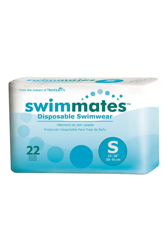 Swimmates Disposable Swimwear, incontinence Containment, Moderate Absorbency, 22 Count, 4 Packs, 88 Total