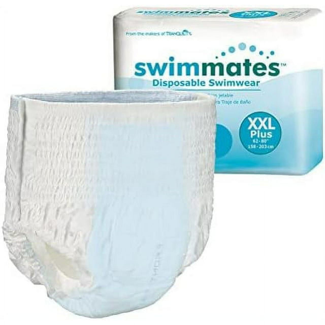 Swimmates Disposable Underwear, Swim Diapers, Adult 2X-Large, 12