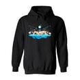 thumbnail image 1 of Swimmer Design Hoodie Men -Image by Shutterstock, Male Small, 1 of 4