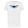 thumbnail image 1 of Swimmer Doing Butterfly T-Shirt Men -Image by Shutterstock, Male Medium, 1 of 2