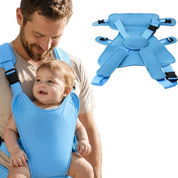 Swimming Baby Carrier with Secure Buckles, Water-Resistant Infant Chest Holder for Poolside & Shoreline Adventures