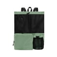 thumbnail image 1 of Swimming Bag Mesh Drawstring Backpack with Wet Bag Beach Backpack Gym Exercise Equipment Bag, 1 of 9