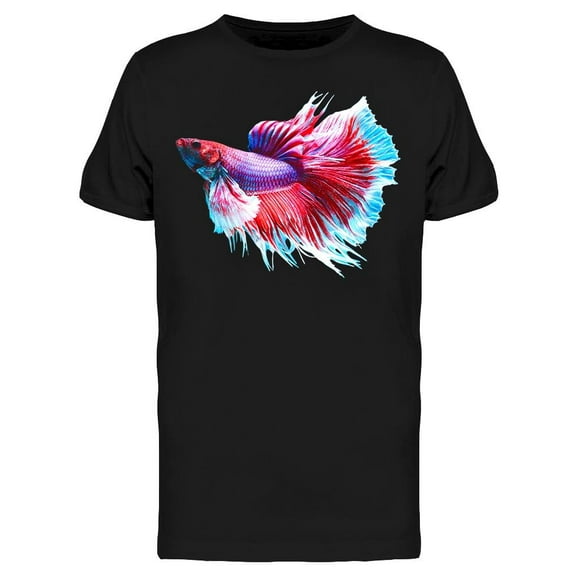 Swimming Betta Fish T-Shirt Men -Image by Shutterstock, Male Small