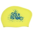 Swimming Cap Waterproof Silicone Swim Pool Hat for Adult Long Hair Women