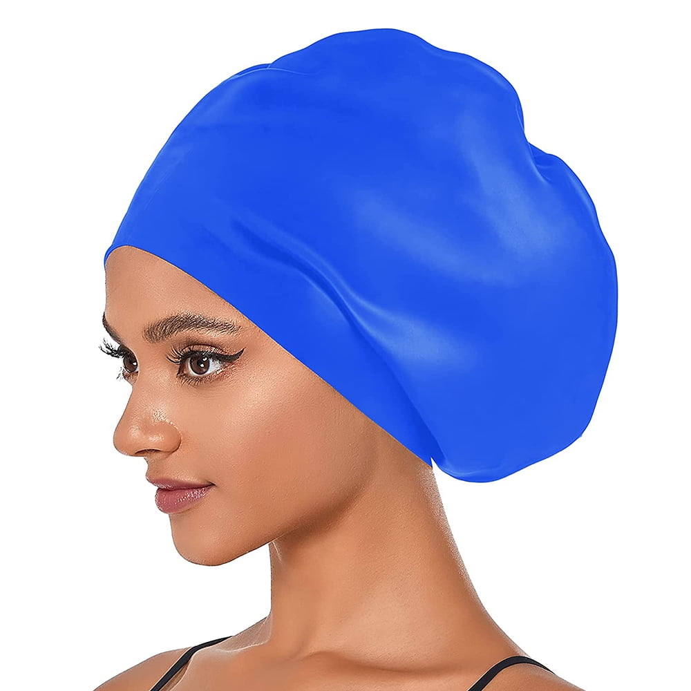 Swimming Cap for Women and Men,Special Design Swim Cap for Very Long Thick Curly Hair&Dreadlocks