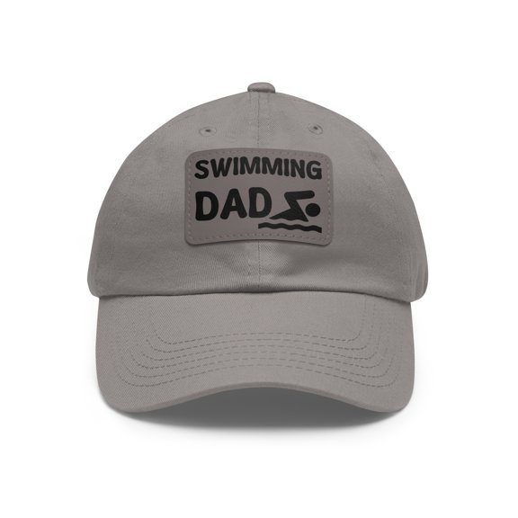 Swimming Dad Hat Cap Strap Back Dad Hat With Patch High School College