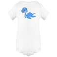 thumbnail image 1 of Swimming Dinosaur Illustration Bodysuit Infant -Image by Shutterstock,  Newborn, 1 of 2