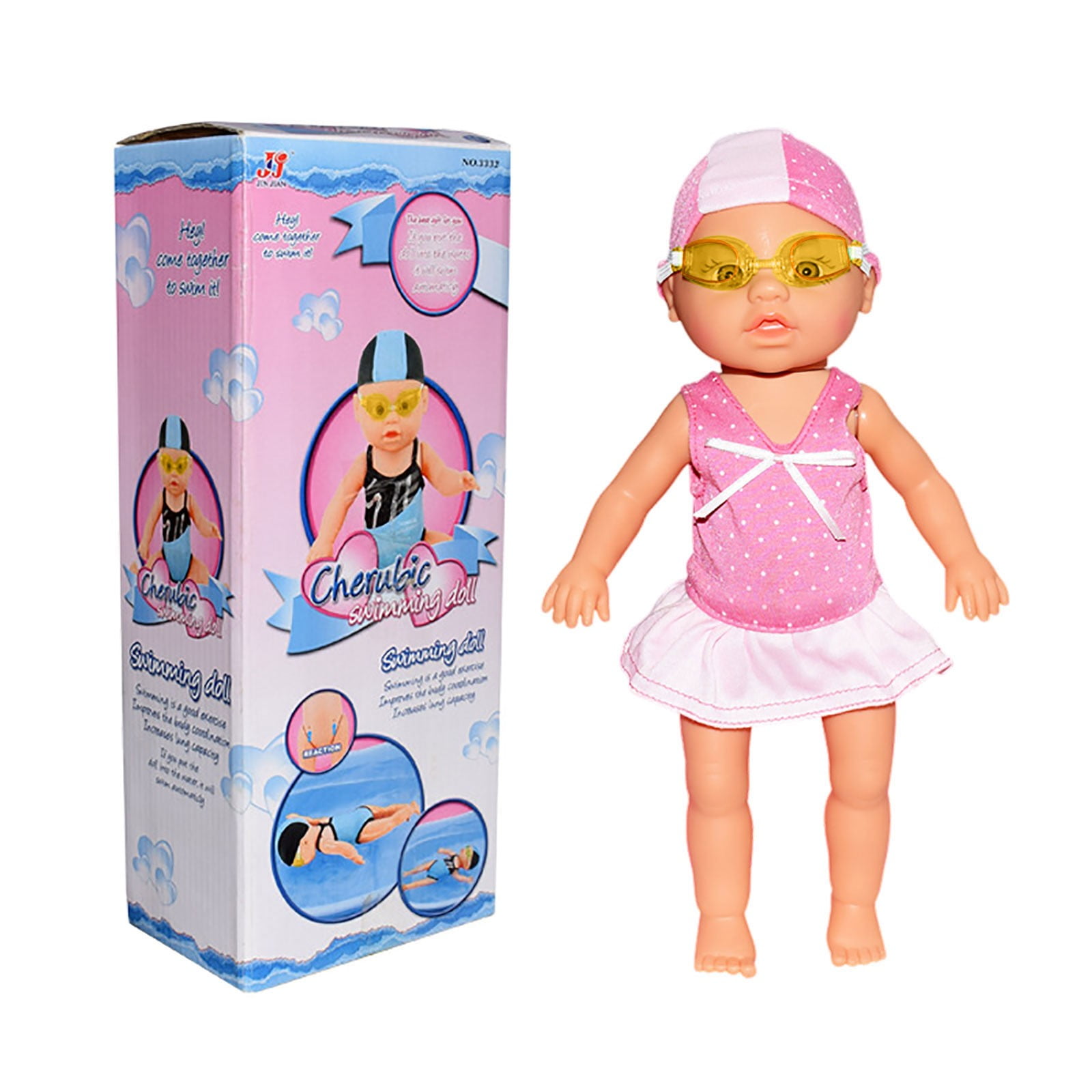 Swimming Doll, 2024 New Packaging Waterproof Swimmer Doll, Waterproof