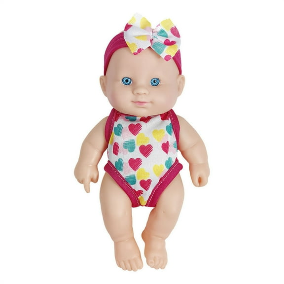 Swimming Doll with Flexible Joints Removable Swimsuit for Kids Beach Pool Play Summer Toy Gift Bath Time Fun(F)