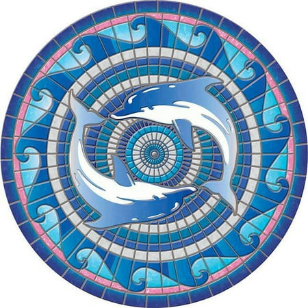 Swimming Dolphins Poolsaic  29 inches