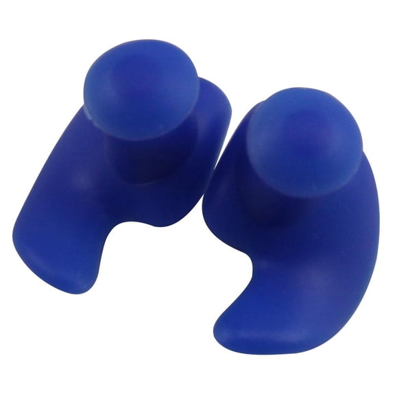 Swimming Ear Plug Diving Ear Plugs Soft Silicone for Adults Kids (Blue) Swim Accessory