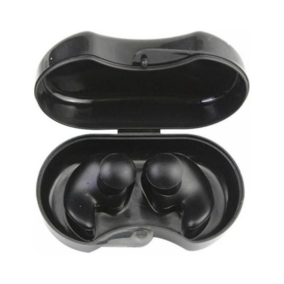 Swimming Ear Plugs, 1 Pair Professional Waterproof Reusable Silicone Earplugs for Swimming Showering Bathing Surfing Snorkeling and Other Water Sports,Suitable for Kids and Adults