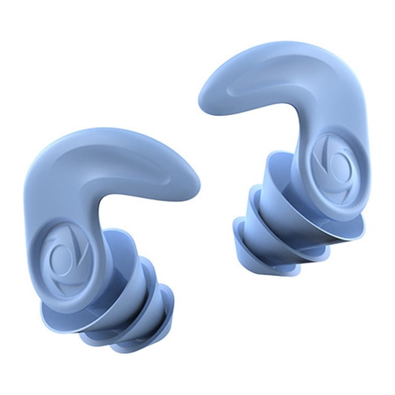 Swimming Ear Plugs, Waterproof Reusable Silicone Earplugs, Soft Comfortable Swim Ear Protection for Surfing, Diving, Snorkeling, Shower, Pool, 0.76"x0.34"