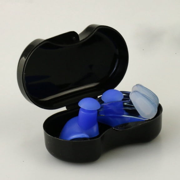 Swimming Earplugs Silicone Ear Plugs Waterproof Spiral Diving Earplugs And Nose Clip Waterproof Water Sport Accessories