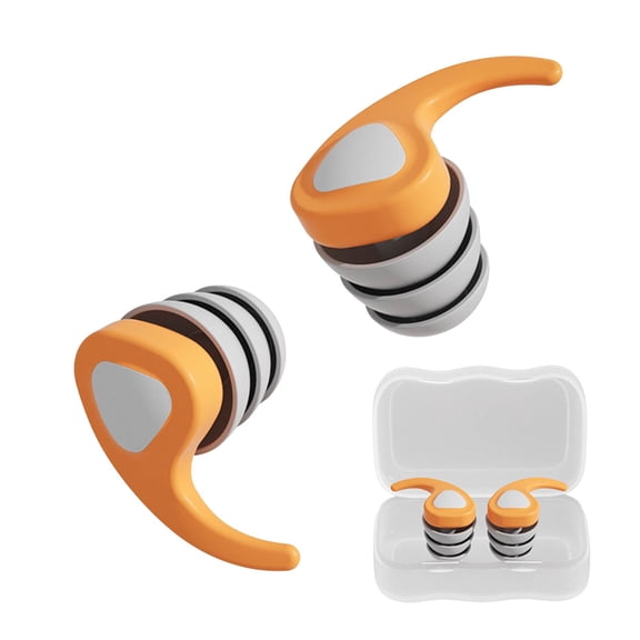 Silicone Earplugs for Swimming Noise Reduction Comfortable Reusable Soft Ear Plugs for Adults Kids