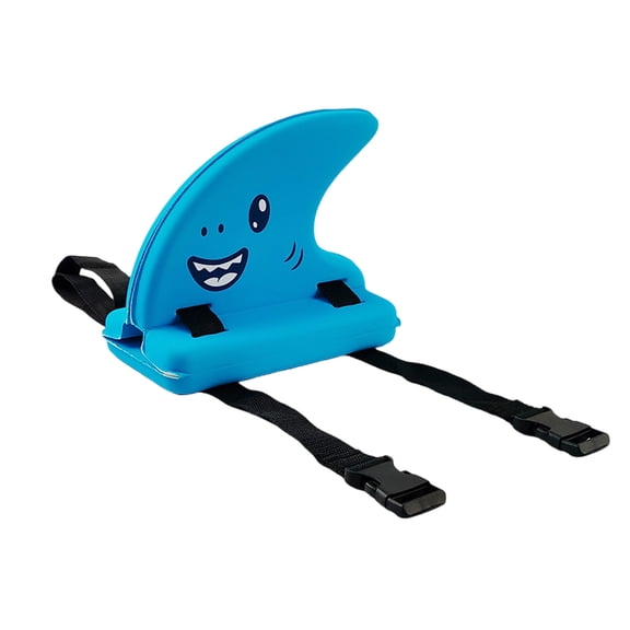 Swimming Fish Fin Back Float Flotation Device Wearable Training Floatie Safe Swimming Trainer with Adjustable Belts