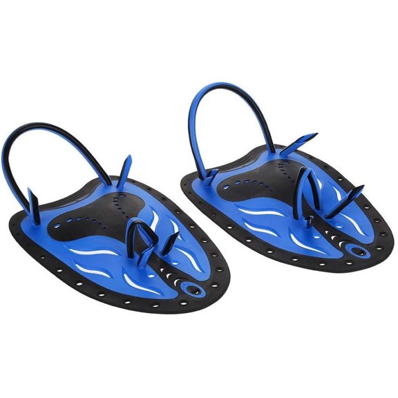 Swimming Frogs Paddles With Adjustable Silicone Strap Swim Training Hand Paddles For Enhances Water Resistance