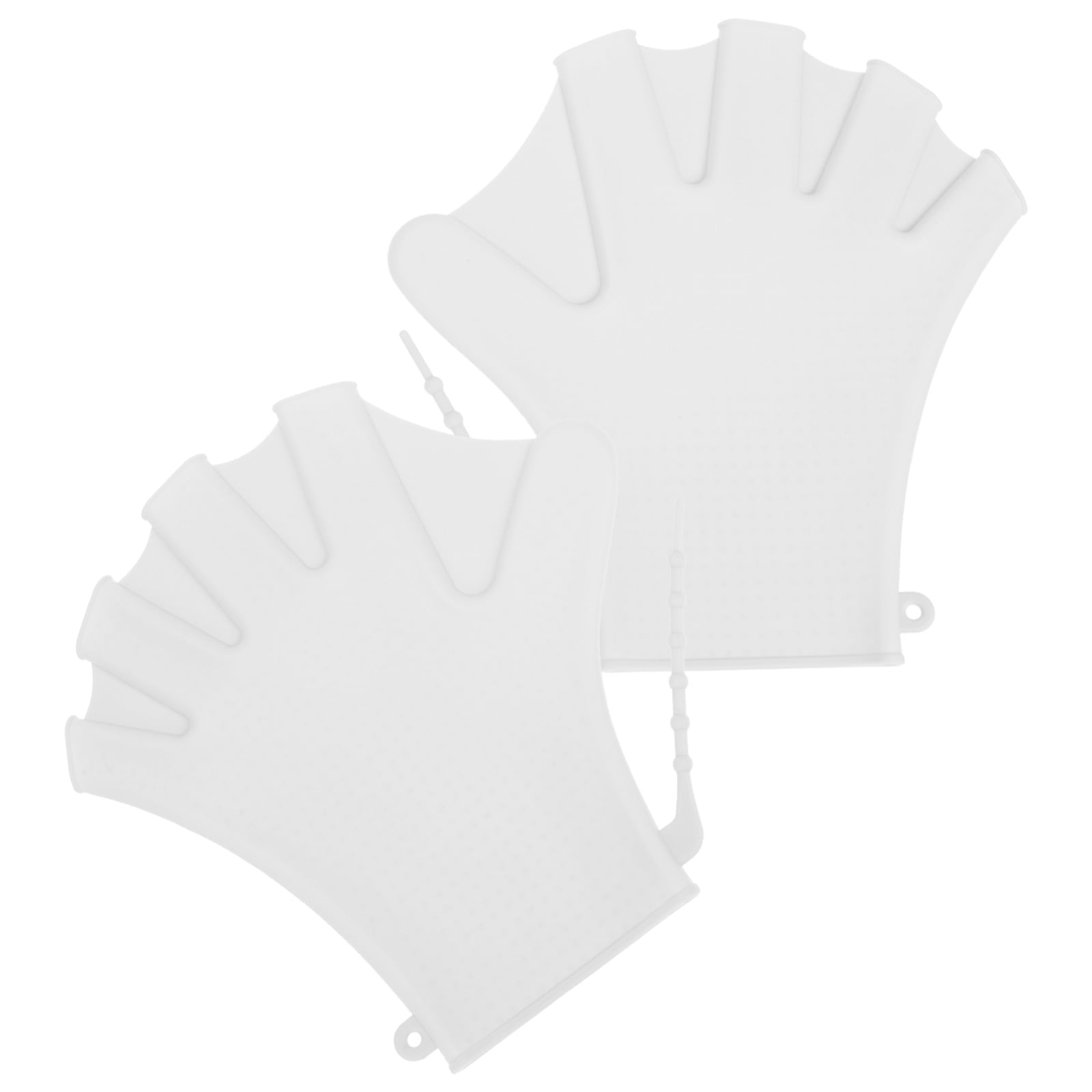 Swimming Gloves Fingerless Mittens Webbed Gym Adults Diving Supplies ...