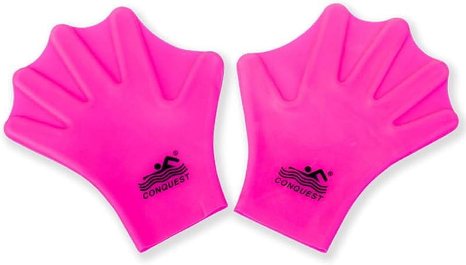 Swimming Gloves Silicone Webbed Swim Training Gloves for Adults