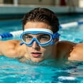 thumbnail image 1 of Swimming Goggles, Anti Fog Wide View Swim Goggles with Clear Lens, Waterproof Training Swim Goggles for Adult Men Women Fitness Lap Swimming and Recreational Pool Use, 1 of 6