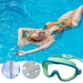 thumbnail image 1 of Swimming Goggles Anti Fog Wide View Swim Goggles With Leakproof Design And Adjustable Strap, HD Clear Lens Comfortable Swim Glasses With Nose Clip Set, for Pool Training, 1 of 7