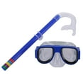thumbnail image 1 of Swimming Goggles, Gaqring Anti-Fog Large Frame KidsGoggles, HD Clear Lens with Snorkel for ChildrenAges 4-8 Comfortable Swim Gear, Blue, 1 of 1