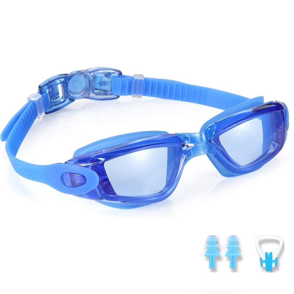 Swimming Goggles, No Leaking Anti Fog UV Protection Triathlon Swim ...