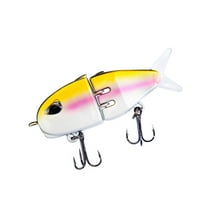 Mini Glide Fishing Swimbait Wobbler Hard Soft Rubber Lifelike Slow Sinking Motion Freshwater Saltwater Trout