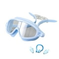 thumbnail image 1 of Swimming Goggles Set - Large Frame Fog Includes Nose Clip and Earplugs for Optimal Ideal for Children 3 to 16 for Summer Swimming Activities, 1 of 3