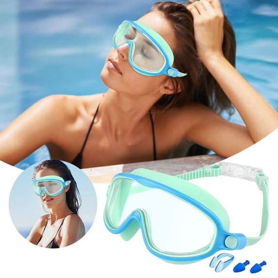 Swimming Goggles Nose Clip and Ear Plugs Set for Enhanced Water Sports Performance and Comfort for All Ages