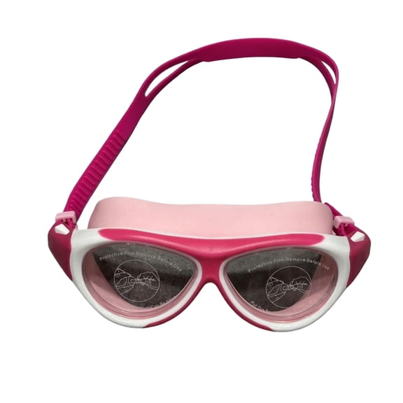 Swimming Goggles, Swim Goggles, Wide View Swim Goggles, Ski Goggles, Integrated Swimming Goggles, Colorful Ki Ds Swim Goggles for Bo Ys and Gi Rls 5-18 Years Old, Red