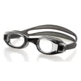 thumbnail image 1 of Swimming Goggles for Adults - Black - Universal Leak Resistant Eye-Socket Fit, Ultra UV Protection, Fully Adjustable Latex Free Split Strap, 1 of 2