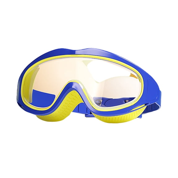Swimming Goggles for Child, Frog Resistant 180 Degree Wide View Swim Goggles for Boy Girl Swimming