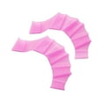thumbnail image 1 of Swimming Hand Fins Webbed Swimming Gloves Silicone Hand Paddles for Swimming Pink, 1 of 8