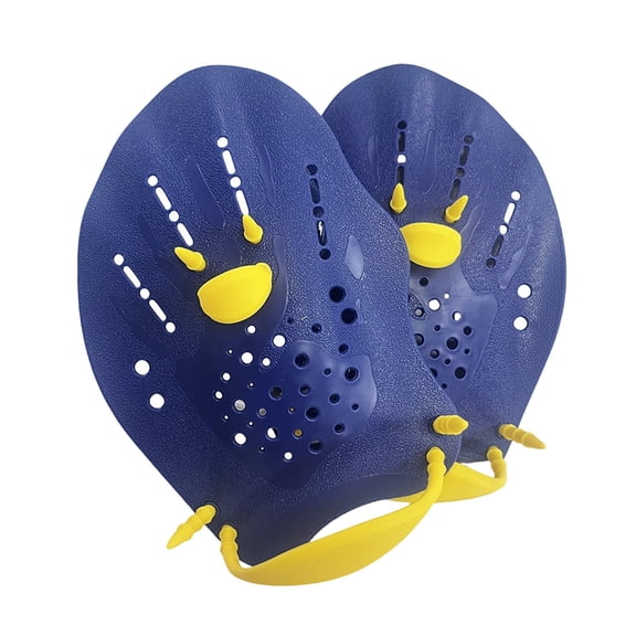 Swimming Hand Paddles for Adult (1 Pair), Power Strength Train Swim Fins Pool Exercise Swimming Accessories for Improves Speed, Form & Stroke