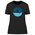 thumbnail image 1 of Swimming Icon Graphic T-Shirt Women -Image by Shutterstock, Female Small, 1 of 2