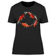 thumbnail image 1 of Swimming In Circle Koi Fish T-Shirt Women -Image by Shutterstock, Female Small, 1 of 2