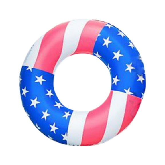 Swimming Inch Inflatable Ring 27 Float Teens For Adults Swimming Independence Day