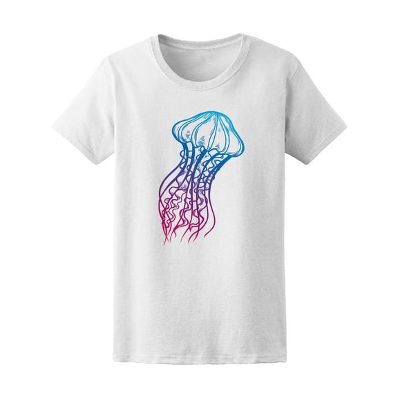 Swimming Jellyfish Gradient Tee Women's -Image by Shutterstock
