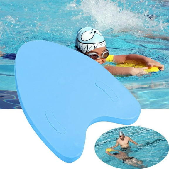 Swimming Kickboard Training Aid A-Shaped Triangle Floating Swim Board for Beginners Blue Pool Exercise Equipment