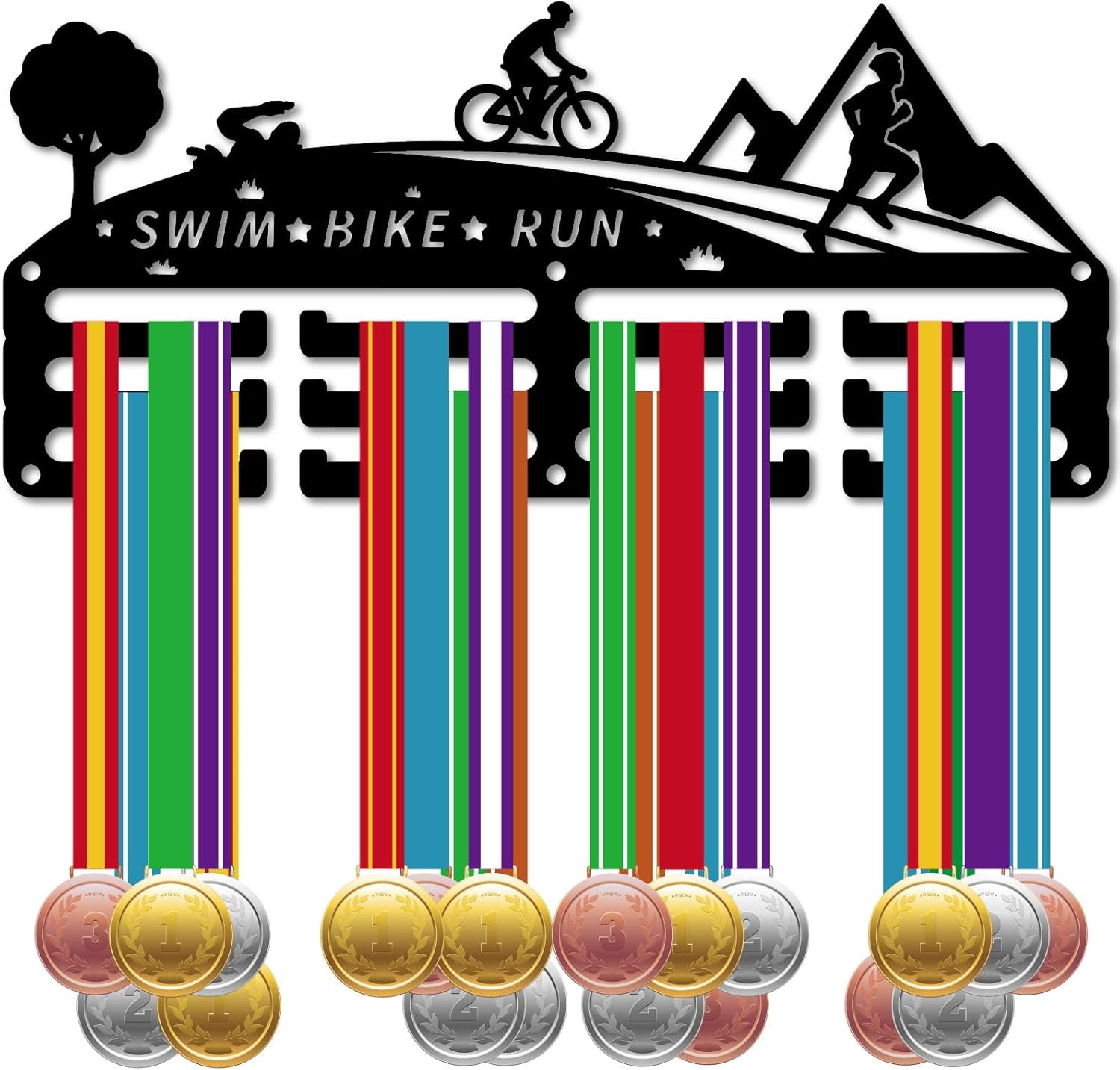 Swimming Medal Holder Running Medal Hanger Rack Sports Race Awards ...