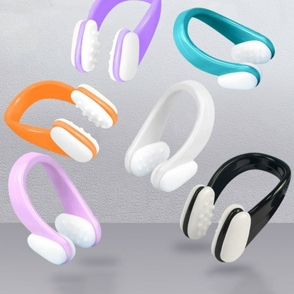 Swimming Nose Clip For All Made With Non Toxic Material & Comfortable To Wear! White Fangkenuo