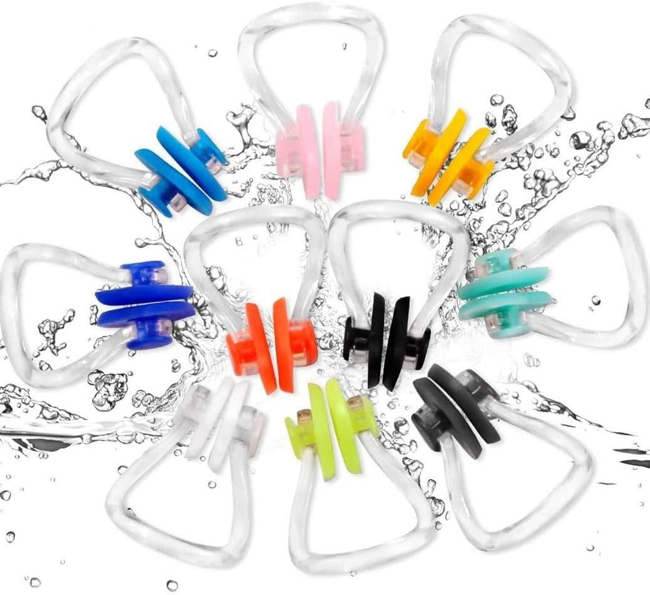 Swimming Nose Clip Nose Clips for Swimming, Diving, and Beginners (Pack of 10)