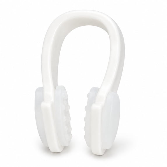 White Silicone Swimming Nose Clips, 15 Pcs, U-Shaped Pool Plugs for ...